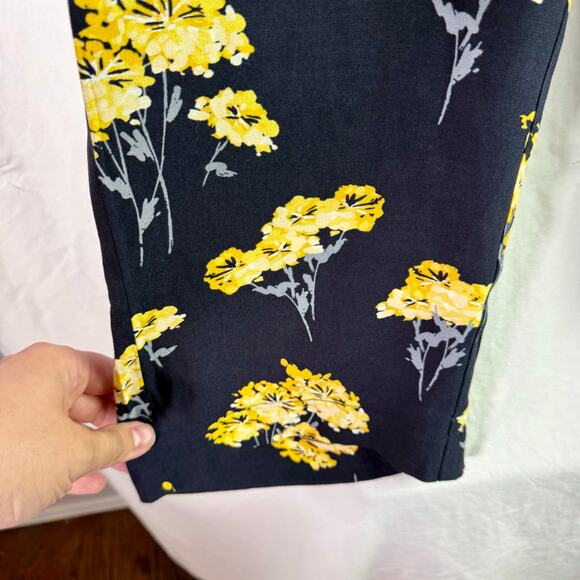 LOFT 2 Pairs Women's XSP Floral 100% Viscose Blue & Gray Fluid Drawstring Pants - Picture 9 of 14